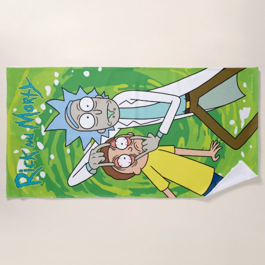 Serviette De Plage RICK ET MORTY™ | Regardez Ça (Devant)