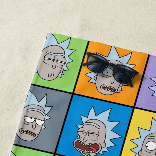 Serviette De Plage RICK ET MORTY™ | Rick's Moods (En situation)
