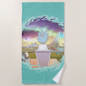 Serviette De Plage RICK ET MORTY™ | Rick's Private Place (Devant)