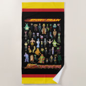 Serviette De Plage RICK ET MORTY™ | Train d'histoire (Devant)