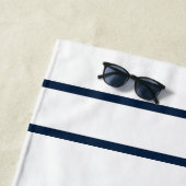 Serviette De Plage Rideau de douche Ara macaw bleu (En situation)