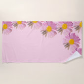 Serviette De Plage Rideau De Douche Daisy Delight - Imprimé (Devant)
