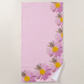 Serviette De Plage Rideau De Douche Daisy Delight - Imprimé (Devant)