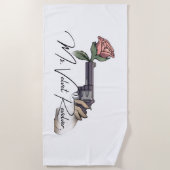 Serviette De Plage Rideau de douche - Mme Velvet Revolver (Devant)