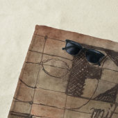 Serviette De Plage Rideau de douche Paul Klee (En situation)