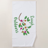 Serviette De Plage Rire à l'extérieur (Devant)