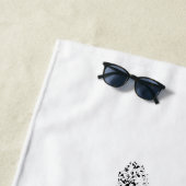 Serviette De Plage Rires ensoleillées (En situation)