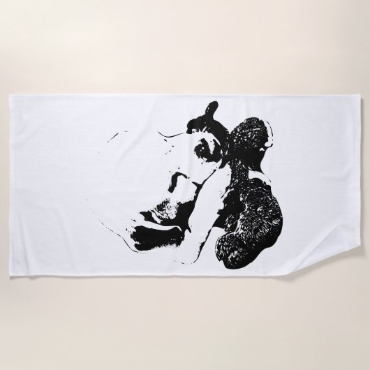 Serviette De Plage Rive de douceur (Devant)