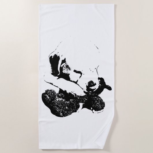 Serviette De Plage Rive de douceur (Devant)