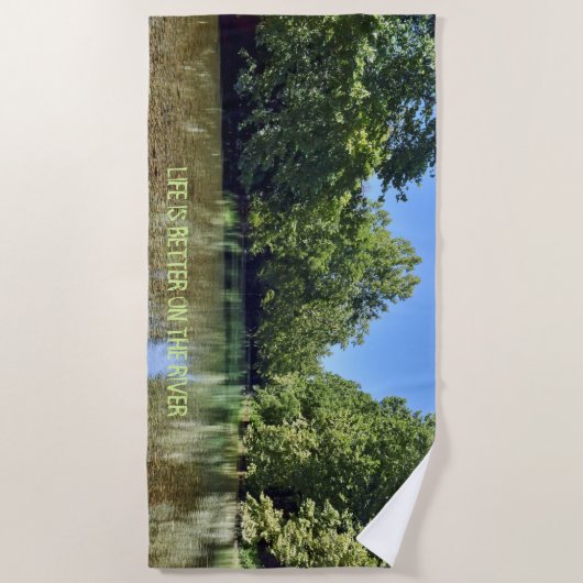 Serviette De Plage River Beach Towel (Devant)