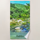 Serviette De Plage Rivière Vallarta Sud 0366 (Devant)