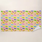 Serviette De Plage Robe de plage Flip Flop Motif (Devant)