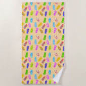 Serviette De Plage Robe de plage Flip Flop Motif (Devant)