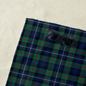 Serviette De Plage Robertson Clan Tartan Plaid Beach Towne (En situation)