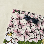 Serviette De Plage Robins dans le jardin (En situation)