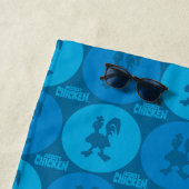Serviette De Plage Robot Chicken Circle Pattern (En situation)