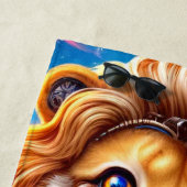 Serviette De Plage Robot Lion (En situation)