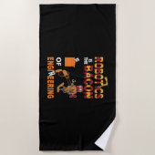 Serviette De Plage Robotique De L'Ingénieur (Devant)