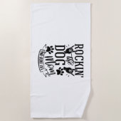 Serviette De Plage Rockin Chien Maman Et Tante Life (Devant)