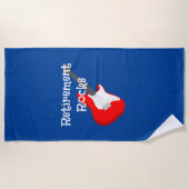 Serviette De Plage Rocks de retraite (Devant)