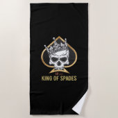 Serviette De Plage Roi des pique (Devant)