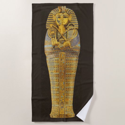 SERVIETTE DE PLAGE ROI TUT (Devant)