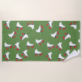 Serviette de plage Roller Skates (Devant)