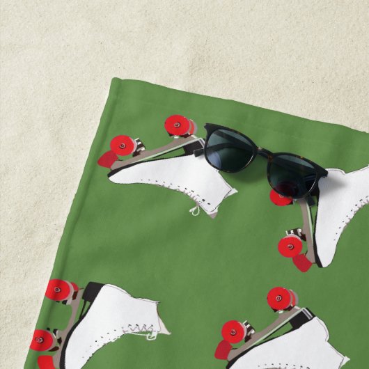 Serviette de plage Roller Skates (En situation)