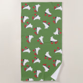 Serviette de plage Roller Skates (Devant)