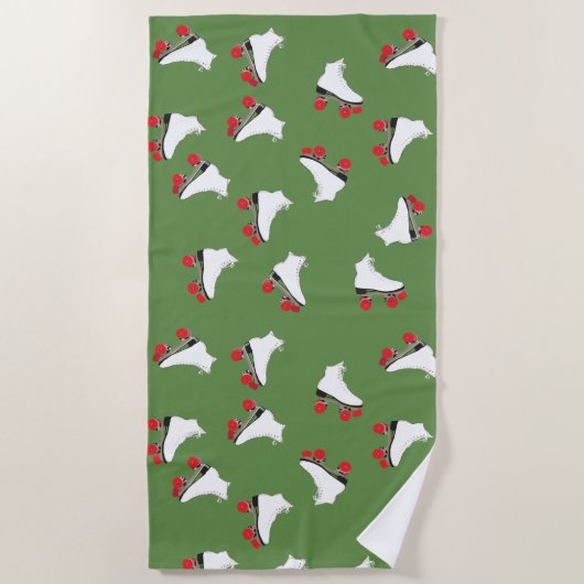 Serviette de plage Roller Skates (Devant)