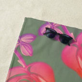 Serviette De Plage Romantic Rose (En situation)