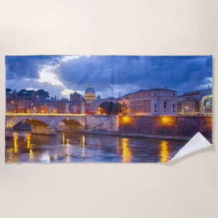 Serviette De Plage Rome Italie