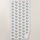 Serviette de plage Rooster (Devant)