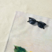 Serviette De Plage Rosa/Rose (En situation)