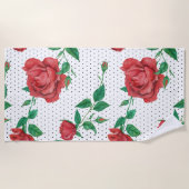 Serviette De Plage Rose (Devant)