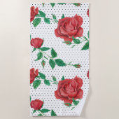Serviette De Plage Rose (Devant)