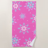 Serviette De Plage Rose (Devant)