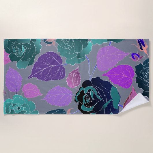 Serviette De Plage Rose 31 (Devant)