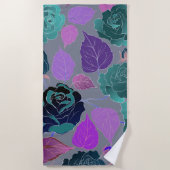 Serviette De Plage Rose 31 (Devant)