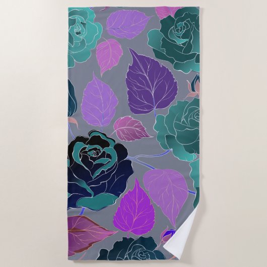 Serviette De Plage Rose 31 (Devant)