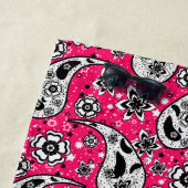 Serviette De Plage Rose Floral Paisley Design Motif (En situation)