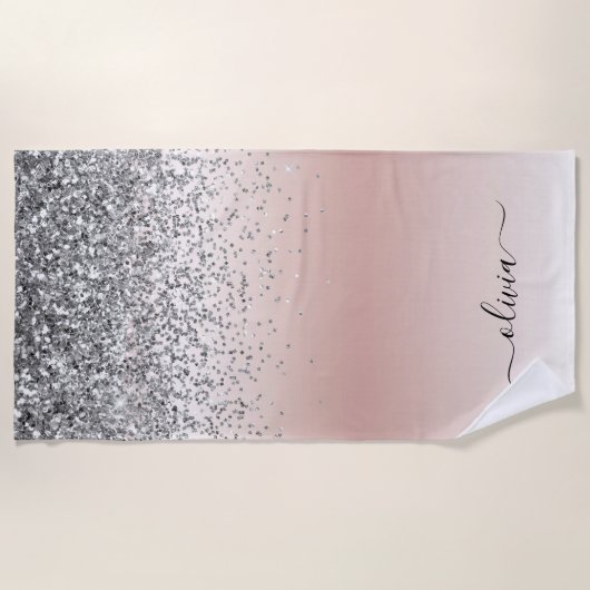 Serviette De Plage Rose Gold (Devant)