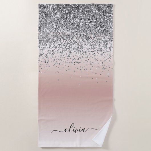 Serviette De Plage Rose Gold (Devant)