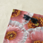 Serviette De Plage rose pop (En situation)