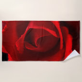 Serviette De Plage Rose rouge btcna (Devant)