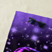 Serviette De Plage Rose Violet Elephant Dans La Nu (En situation)