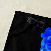 Serviette De Plage Roses arc-en-ciel (En situation)