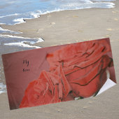 Serviette De Plage Roses rouges comme velours