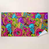 Serviette De Plage Rotten Desserts (Devant)