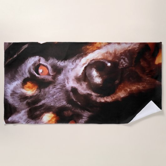 Serviette De Plage Rottweiler Artistic Pet (Devant)